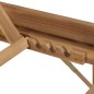 vidaXL Tumbona plegable con cojín madera maciza de acacia vidaXL Tumbona plegable con cojín madera maciza de acacia