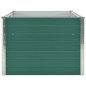 vidaXL Jardinera elevada de acero galvanizado verde 160x80x45 cm vidaXL Jardinera elevada de acero galvanizado verde 160x80x45 cm