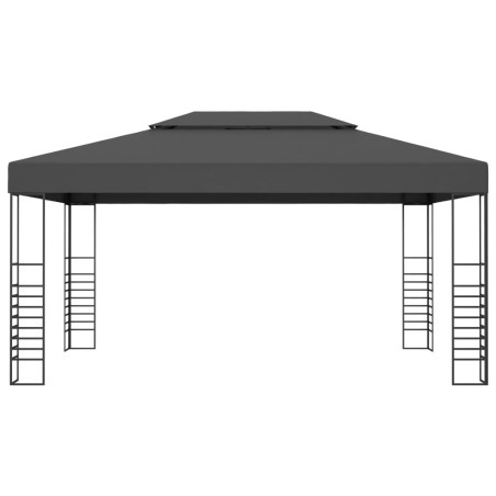 vidaXL Cenador gris antracita 3x4 m