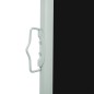 vidaXL Toldo lateral retráctil de jardín negro 170x300 cm vidaXL Toldo lateral retráctil de jardín negro 170x300 cm