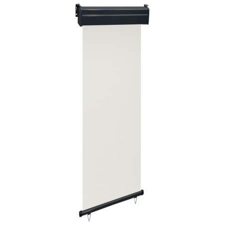 vidaXL Toldo lateral de balcón color crema 65x250 cm