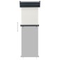 vidaXL Toldo lateral de balcón color crema 65x250 cm vidaXL Toldo lateral de balcón color crema 65x250 cm