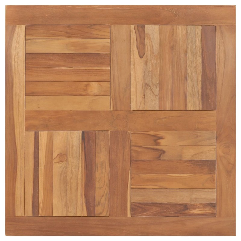 vidaXL Superficie de mesa cuadrada madera maciza de teca 80x80x2,5 cm vidaXL Superficie de mesa cuadrada madera maciza de teca 80x80x2,5 cm