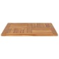 vidaXL Superficie de mesa cuadrada madera maciza de teca 80x80x2,5 cm vidaXL Superficie de mesa cuadrada madera maciza de teca 80x80x2,5 cm