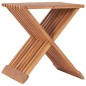 vidaXL Taburete plegable de madera maciza de teca 40x32x45 cm vidaXL Taburete plegable de madera maciza de teca 40x32x45 cm