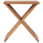 vidaXL Taburete plegable de madera maciza de teca 40x32x45 cm vidaXL Taburete plegable de madera maciza de teca 40x32x45 cm
