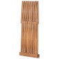 vidaXL Taburete plegable de madera maciza de teca 40x32x45 cm vidaXL Taburete plegable de madera maciza de teca 40x32x45 cm