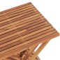 vidaXL Taburete plegable de madera maciza de teca 40x32x45 cm vidaXL Taburete plegable de madera maciza de teca 40x32x45 cm