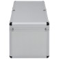 vidaXL Cajas de almacenamiento 2 unidades aluminio plateado vidaXL Cajas de almacenamiento 2 unidades aluminio plateado