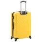 vidaXL Juego de maletas rígidas con ruedas trolley 3 pzas amarillo ABS vidaXL Juego de maletas rígidas con ruedas trolley 3 pzas amarillo ABS