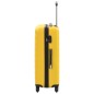 vidaXL Juego de maletas rígidas con ruedas trolley 3 pzas amarillo ABS vidaXL Juego de maletas rígidas con ruedas trolley 3 pzas amarillo ABS