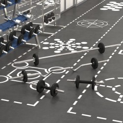 vidaXL Juego de barras y mancuernas de 30 kg hierro fundido