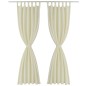 2 cortinas micro-satinadas con trabillas 140 x 225 cm 2 cortinas micro-satinadas con trabillas 140 x 225 cm