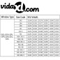 vidaXL Persiana opaca enrollable blanco C04 