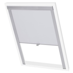 vidaXL Persiana opaca enrollable blanco U08/808 