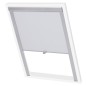 vidaXL Persiana opaca enrollable blanco U08/808 
