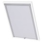 vidaXL Persiana opaca enrollable blanco U08/808 