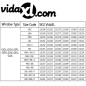vidaXL Persiana opaca enrollable blanco U08/808 