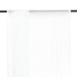 vidaXL Cortinas de flecos 2 piezas 140x250 cm blancas