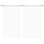 vidaXL Cortinas de flecos 2 piezas 140x250 cm blancas