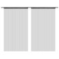 vidaXL Cortinas de flecos 2 piezas 100x250 cm negras vidaXL Cortinas de flecos 2 piezas 100x250 cm negras