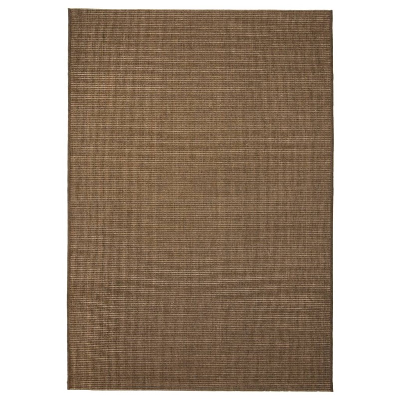 vidaXL Alfombra de exterior/interior 180x280cm apariencia sisal marrón vidaXL Alfombra de exterior/interior 180x280cm apariencia sisal marrón