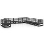 vidaXL Juego de muebles de jardín 11 pzas madera maciza de pino negro vidaXL Juego de muebles de jardín 11 pzas madera maciza de pino negro