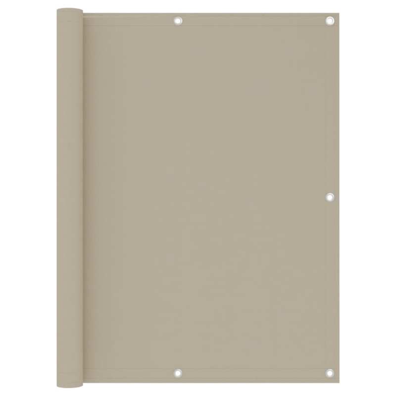 vidaXL Toldo para balcón tela oxford beige 120x600 cm vidaXL Toldo para balcón tela oxford beige 120x600 cm