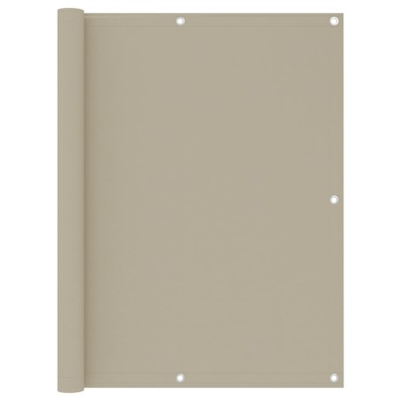 vidaXL Toldo para balcón tela oxford beige 120x600 cm