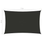 vidaXL Toldo de vela rectangular tela Oxford gris antracita 4x7 m vidaXL Toldo de vela rectangular tela Oxford gris antracita 4x7 m