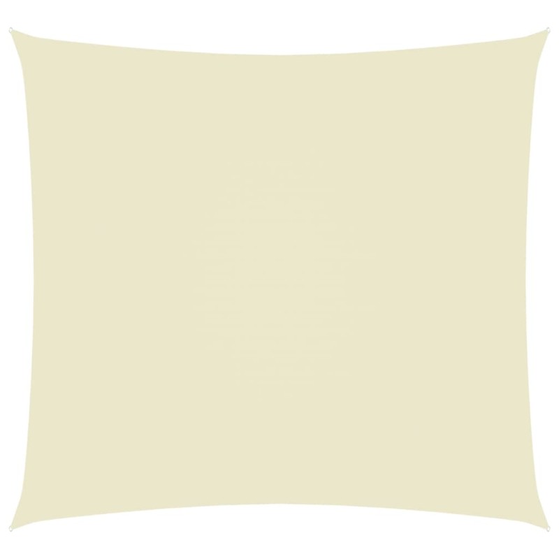 vidaXL Toldo de vela rectangular tela Oxford color crema 2,5x3 m vidaXL Toldo de vela rectangular tela Oxford color crema 2,5x3 m