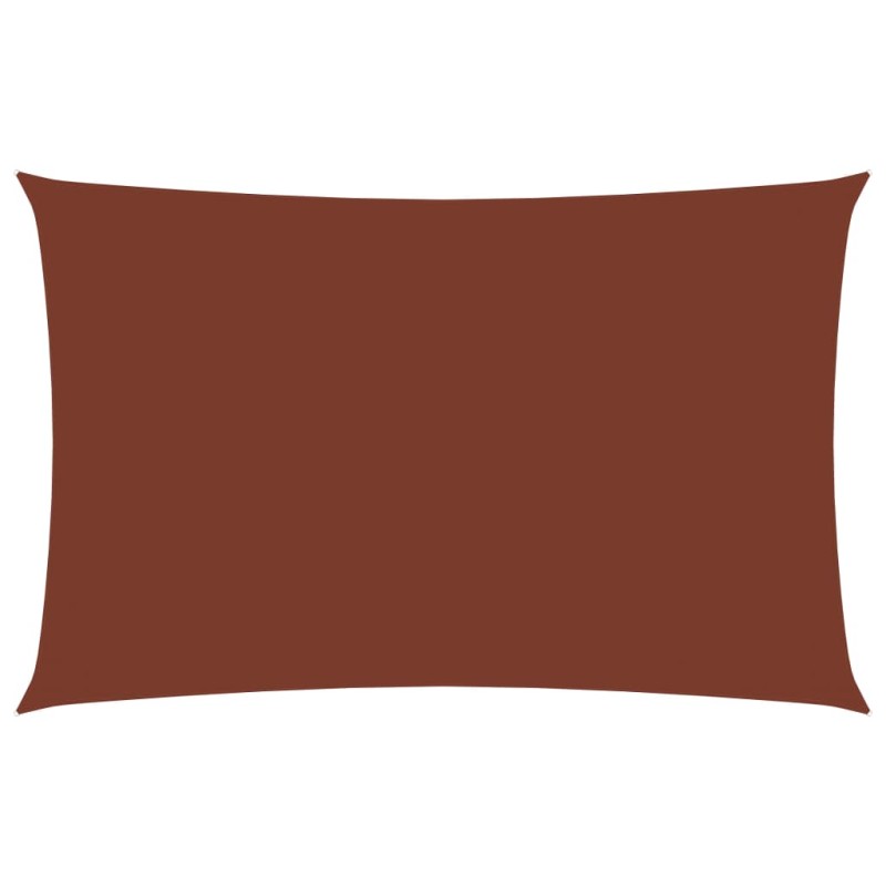 vidaXL Toldo de vela rectangular tela Oxford terracota 2x4,5 m vidaXL Toldo de vela rectangular tela Oxford terracota 2x4,5 m