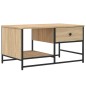 vidaXL Mesa de centro madera de ingeniería roble Sonoma 85,5x51x45 cm