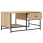 vidaXL Mesa de centro madera de ingeniería roble Sonoma 85,5x51x45 cm