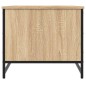 vidaXL Mesa de centro madera de ingeniería roble Sonoma 85,5x51x45 cm