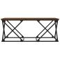 vidaXL Mesa de centro madera contrachapada roble marrón 100x49x40 cm vidaXL Mesa de centro madera contrachapada roble marrón 100x49x40 cm