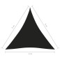 vidaXL Toldo de vela triangular tela Oxford negro 3x3x3 m vidaXL Toldo de vela triangular tela Oxford negro 3x3x3 m