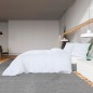vidaXL Juego de funda nórdica microfibra ligera blanco 200x200 cm vidaXL Juego de funda nórdica microfibra ligera blanco 200x200 cm