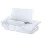 vidaXL Juego de funda nórdica microfibra ligera blanco 200x200 cm vidaXL Juego de funda nórdica microfibra ligera blanco 200x200 cm
