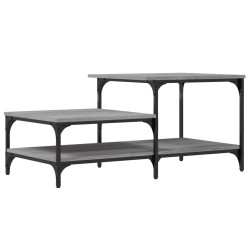 vidaXL Mesa de centro madera de ingeniería gris Sonoma 100x50,5x45 cm