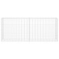 vidaXL Cesta de muro de gaviones acero galvanizado 85x30x200 cm vidaXL Cesta de muro de gaviones acero galvanizado 85x30x200 cm