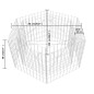 vidaXL Arriate hexagonal de gaviones 100x90x50 cm vidaXL Arriate hexagonal de gaviones 100x90x50 cm