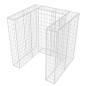 vidaXL Gaviones para ocultar contenedor acero 110x100x120 cm vidaXL Gaviones para ocultar contenedor acero 110x100x120 cm
