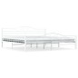 vidaXL Estructura de cama de metal blanca 180x200 cm
