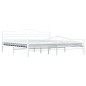 vidaXL Estructura de cama de metal blanca 180x200 cm