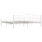 vidaXL Estructura de cama de metal blanca 180x200 cm
