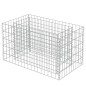 vidaXL Arriate de gaviones de acero 90x50x50 cm vidaXL Arriate de gaviones de acero 90x50x50 cm