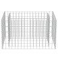 vidaXL Arriate de gaviones de acero 90x50x50 cm vidaXL Arriate de gaviones de acero 90x50x50 cm