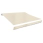 vidaXL Toldo de lona blanco crema 350x250 cm 