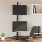 vidaXL Soporte para monitor doble acero negro VESA 75/100 mm vidaXL Soporte para monitor doble acero negro VESA 75/100 mm